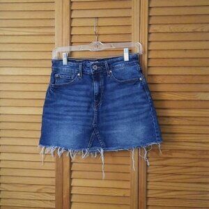 Denizen from Levi's High Rise Denim Jean Skirt Size 7 W28